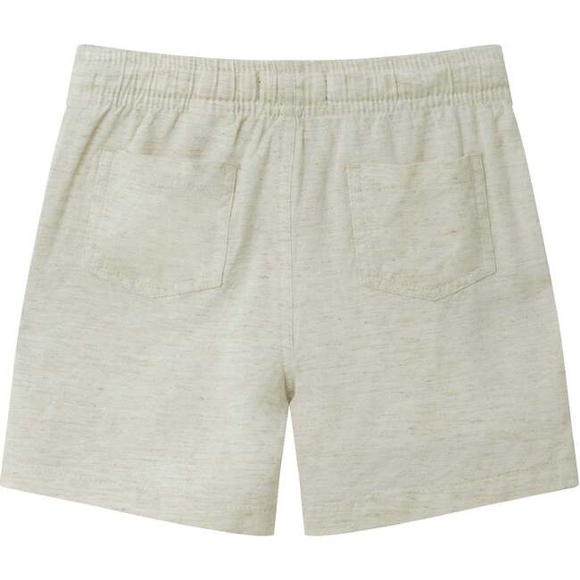 Kids Boys Shorts, Stone Linen - Shorts - 2