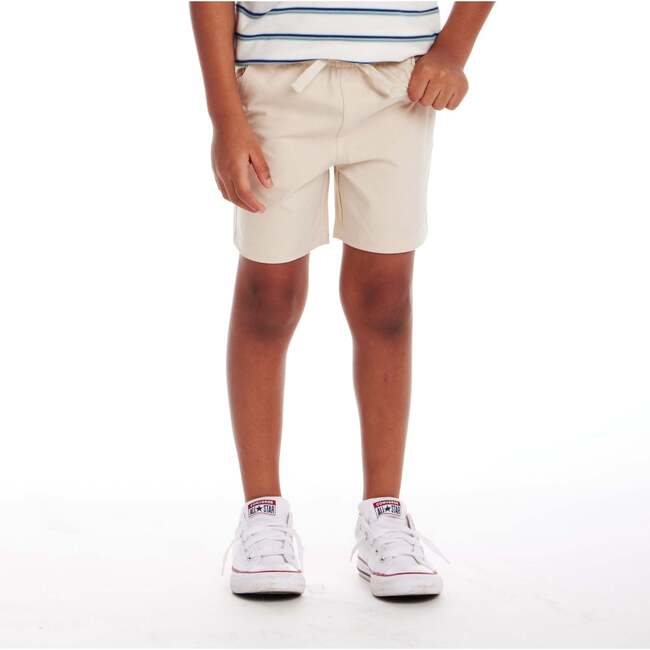 Kids Hybrid Shorts, Khaki - Shorts - 3