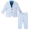 Infant Suit Set, Chambray - Suits & Separates - 1 - thumbnail