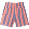 Kids 2-Piece Striped Buttondown Set, Coral & Blue - Mixed Apparel Set - 6