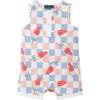 Infant Woven Romper & Hat, Popsicle Pattern - Rompers - 3