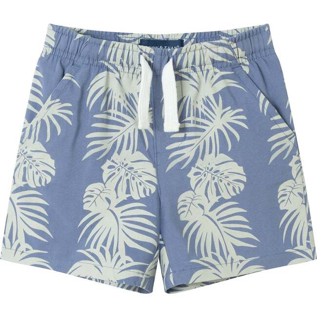 Kids 2-Piece  Stripe Palm Buttondown Set, Blue - Mixed Apparel Set - 5