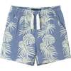 Kids 2-Piece  Stripe Palm Buttondown Set, Blue - Mixed Apparel Set - 5
