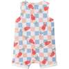Infant Woven Romper & Hat, Popsicle Pattern - Rompers - 4