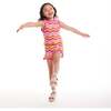 Kids Crochet Scallop Top & Short Set, Rainbow - Mixed Apparel Set - 4