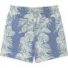 Kids 2-Piece  Stripe Palm Buttondown Set, Blue - Mixed Apparel Set - 6