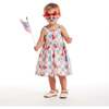 Infant Printed Linen Dress & Bloomer, Rocket Pop - Dresses - 2