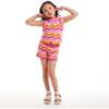 Kids Crochet Scallop Top & Short Set, Rainbow - Mixed Apparel Set - 5