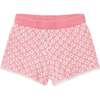 Kids Crochet Top & Short Set, Pink Houndstooth - Mixed Apparel Set - 5