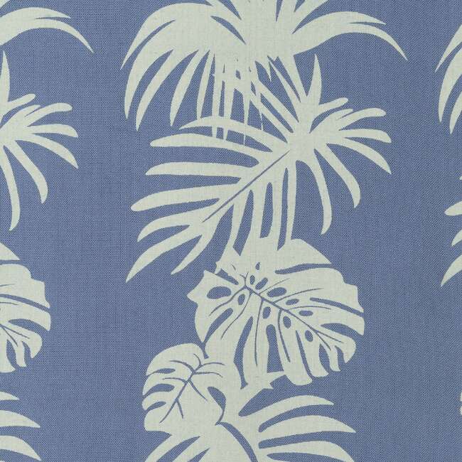 Kids 2-Piece  Stripe Palm Buttondown Set, Blue - Mixed Apparel Set - 7