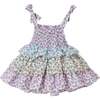 Infant Color Blocked Floral Tiered Dress, Clr Blck - Dresses - 2