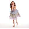 Kids Color Blocked Floral Tiered Dress, Clr Blck - Dresses - 5