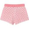 Kids Crochet Top & Short Set, Pink Houndstooth - Mixed Apparel Set - 7