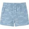Infant Shark Print Buttondown Set, Blue - Mixed Apparel Set - 6