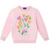 Infant Crochet Sweatshirt & Striped Dress Set, Pink - Mixed Apparel Set - 4