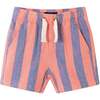 Infant Coral & Blue Striped Buttondown Set - Mixed Apparel Set - 5