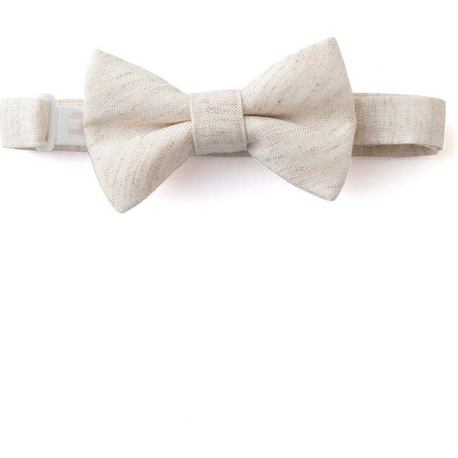 Infant  4-Piece Short Sleeve White Buttondown Shirt, Bowtie, Vest & Pant Set, Stone - Mixed Apparel Set - 7