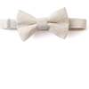 Infant  4-Piece Short Sleeve White Buttondown Shirt, Bowtie, Vest & Pant Set, Stone - Mixed Apparel Set - 7