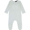 Puffy Bear Footie, White - Footie Pajamas - 1 - thumbnail