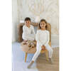 Puffy Bear Loungewear Set, White - Mixed Apparel Set - 2