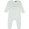 Muslin Patch Footie, Ivory - Footie Pajamas - 1 - thumbnail