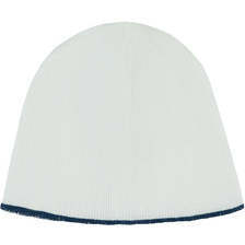 Bamboo Ribbed Kimono Beanie, Blue - Hats - 1