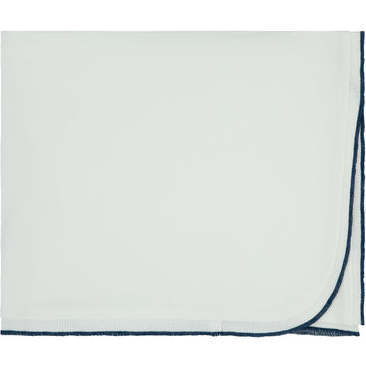 Bamboo Ribbed Blanket, Blue