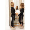 Bamboo Braided Trim Wrap Footie, Girls - Footie Pajamas - 2
