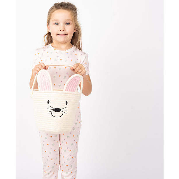 Lucy's Room Cream Bunny Rope Basket - Easter Baskets - 4