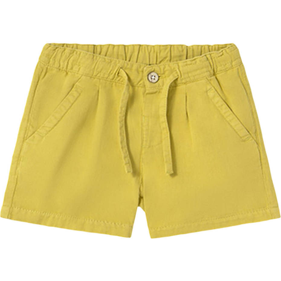 Tie Bermuda Shorts, Gold - Shorts - 1