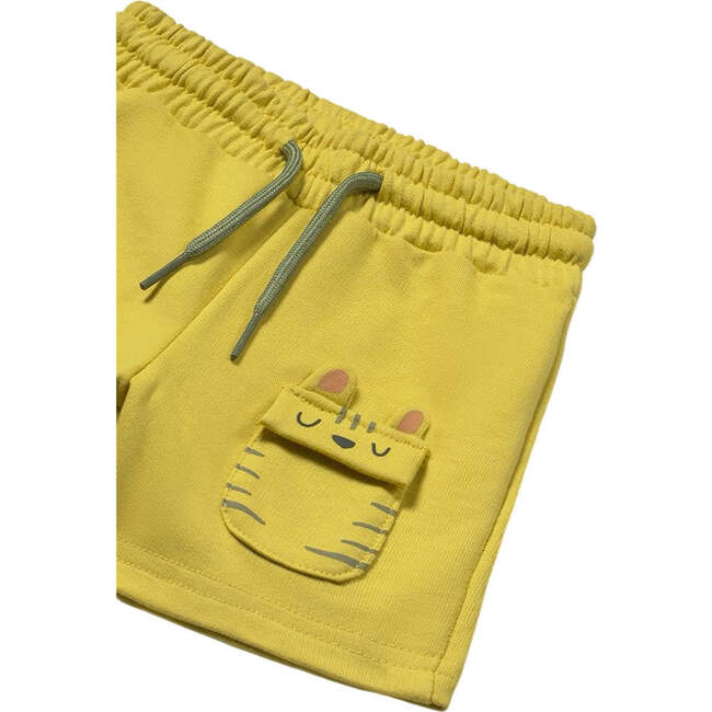 Tiger Bermuda Shorts, Gold - Shorts - 3