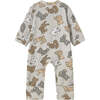 Teddy Moon Pyjamas, Beige - Pajamas - 2