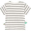 Striped Dinosaur T-Shirt, Teal - T-Shirts - 2