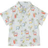 Summer Surfboard Buttondown Shirt, Multi - Button Downs - 1 - thumbnail