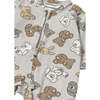 Teddy Moon Pyjamas, Beige - Pajamas - 3