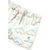 Teal Lime Dinosaur Bermuda Shorts, White - Shorts - 3