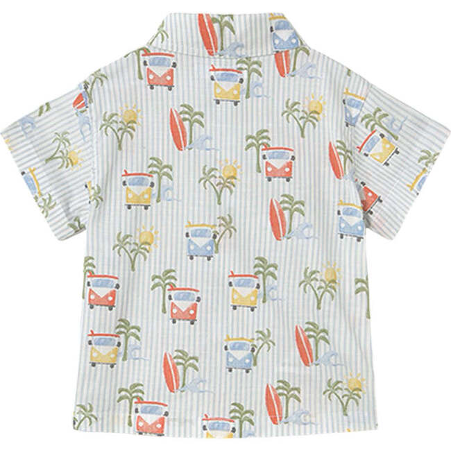 Summer Surfboard Buttondown Shirt, Multi - Button Downs - 2