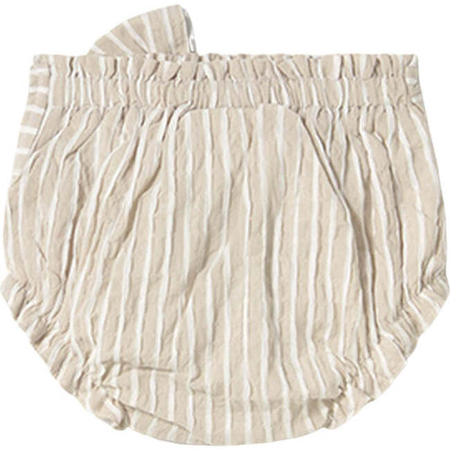 Stripe Root Shorts 3 Piece Set, Beige - Mixed Apparel Set - 3