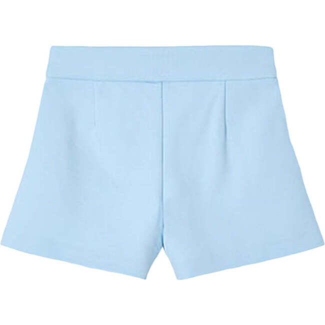 Sky Button Shorts, Blue