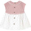 Sakura Pointelle Knit Cotton Dress, Pink - Pajamas - 2
