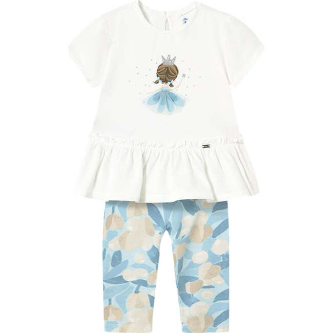 Princess Leggings Set, Blue