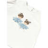 Sky Blue Embroidered Ballerina T-Shirt, Natural - T-Shirts - 3
