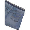 Medium Soft Denim Bermuda Shorts, Blue - Shorts - 3