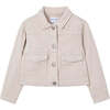 Light Twill Jacket, Sand - Jackets - 1 - thumbnail