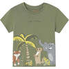Jungle Safari T-Shirt, Sage - T-Shirts - 1 - thumbnail