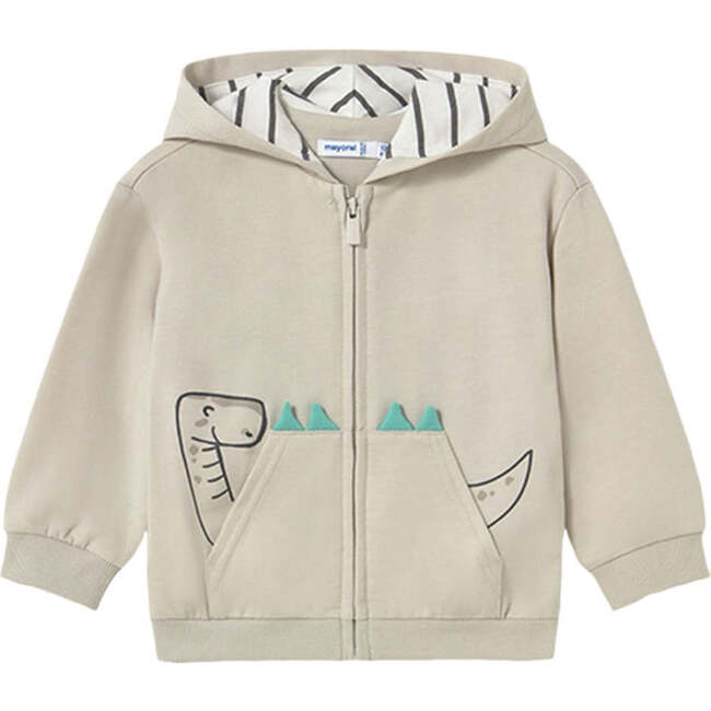 Interactive Dino Sweatshirt, Ivory