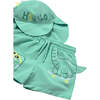 Lake Dinosaur Swim Suit Set, Turqoise - Swim Trunks - 3