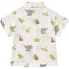 Jungle Short Sleeve Buttondown Shirt, Natural - Button Downs - 2
