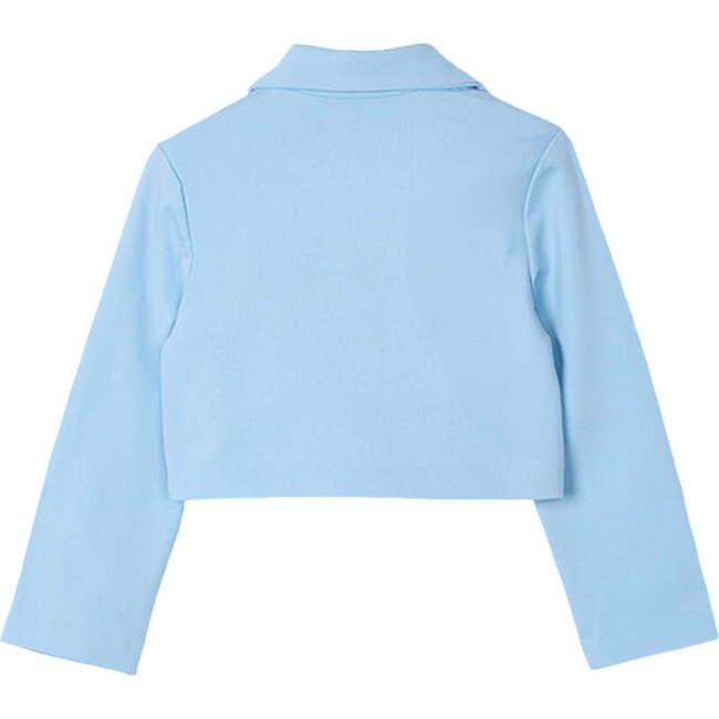 Cropped Sky Jacket, Blue - Jackets - 2