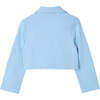 Cropped Sky Jacket, Blue - Jackets - 2